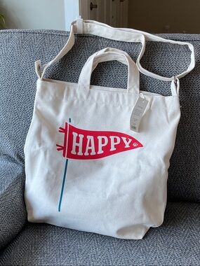 BAGGU Natural Canvas Duck Bag tote.